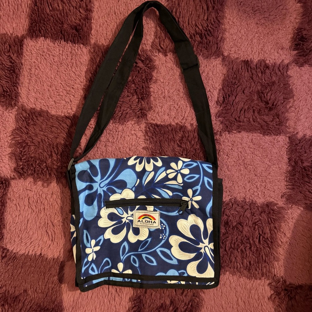 Blue Floral Women's Bag